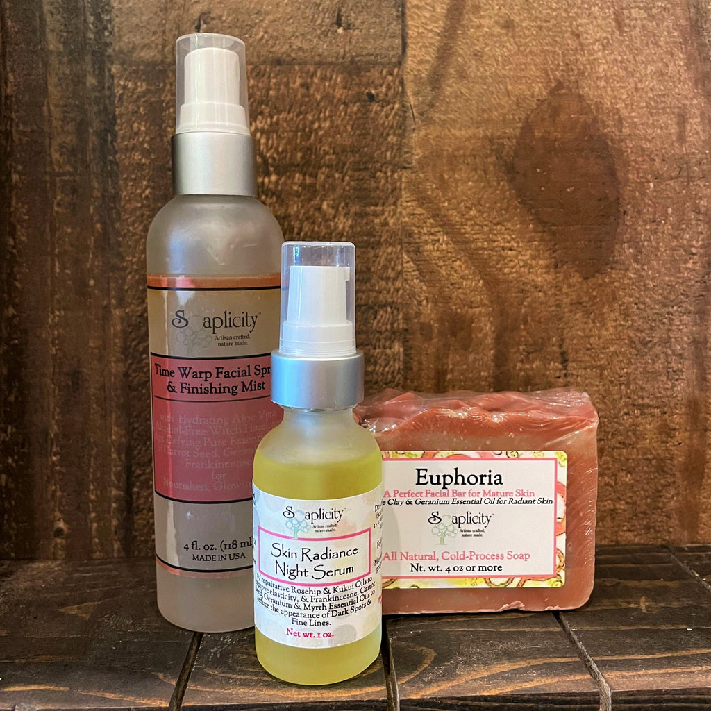 Time Warp Trio Skincare Set for Mature Skin - Customizable Bundle