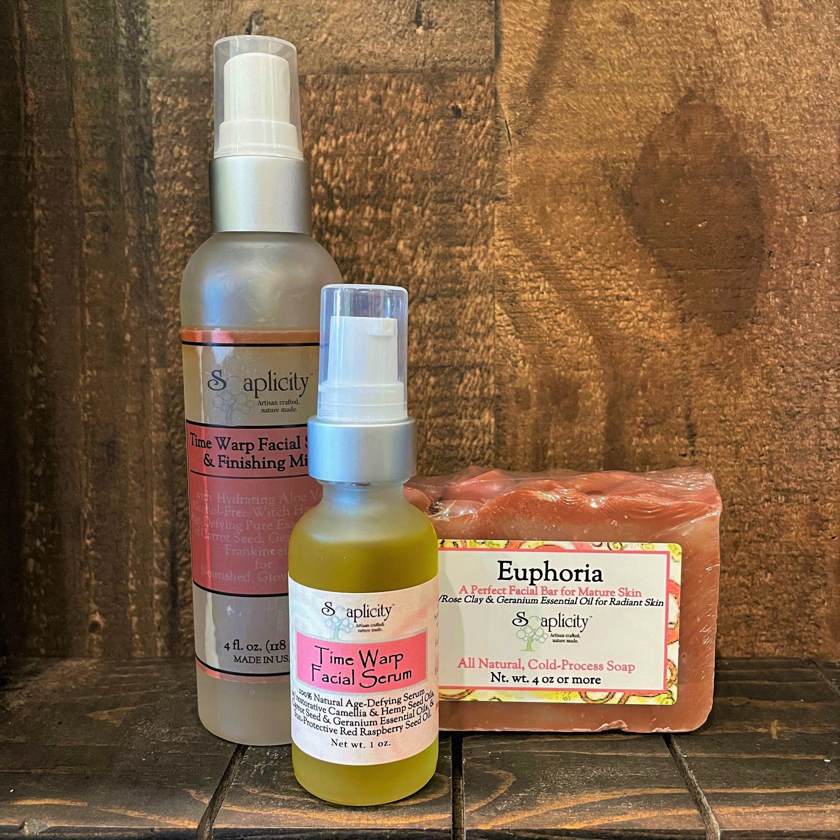 Time Warp Trio Skincare Set for Mature Skin - Customizable Bundle