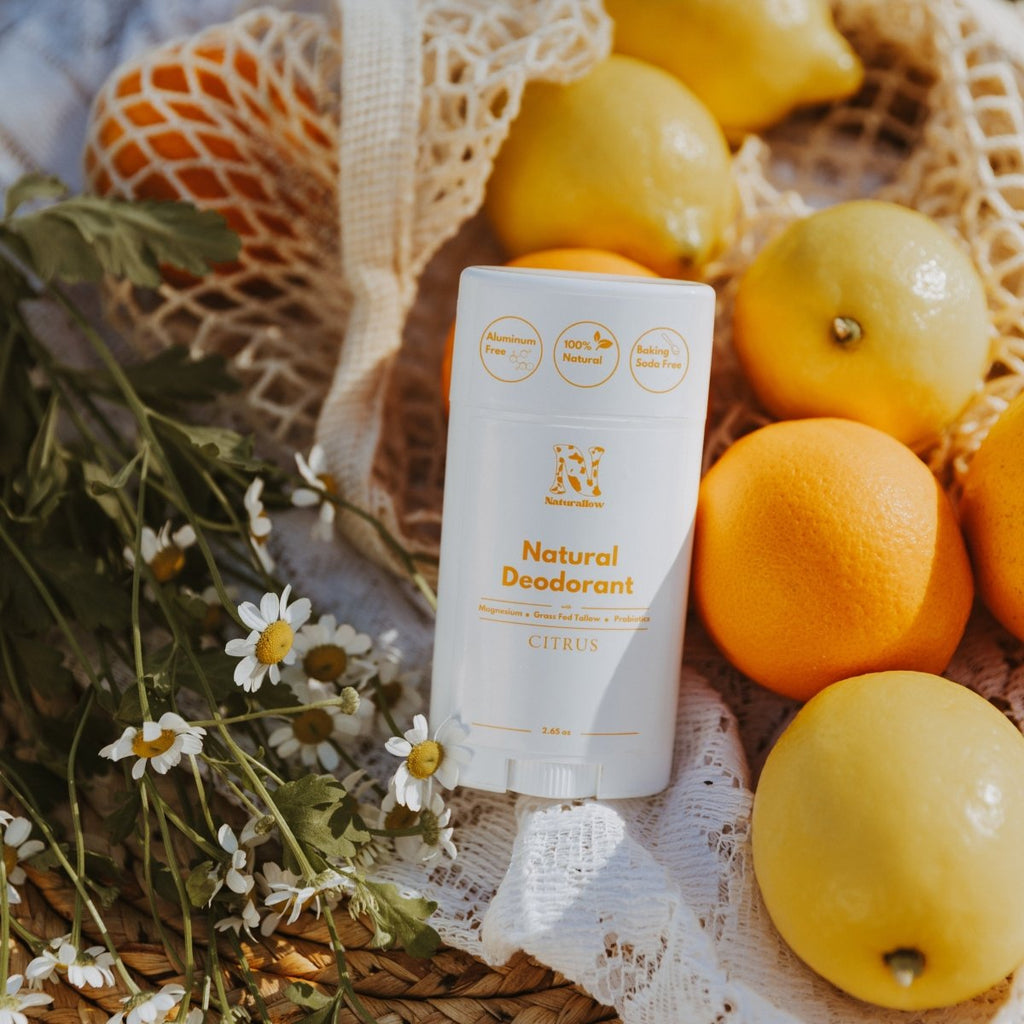 Natural Deodorant - Citrus Scent for Sensitive Skin