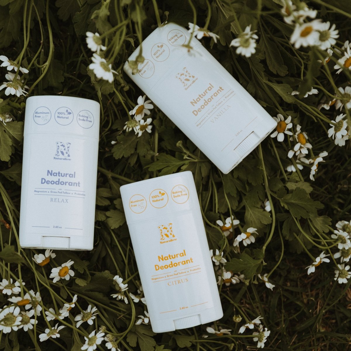 Natural Deodorant - Citrus Scent for Sensitive Skin