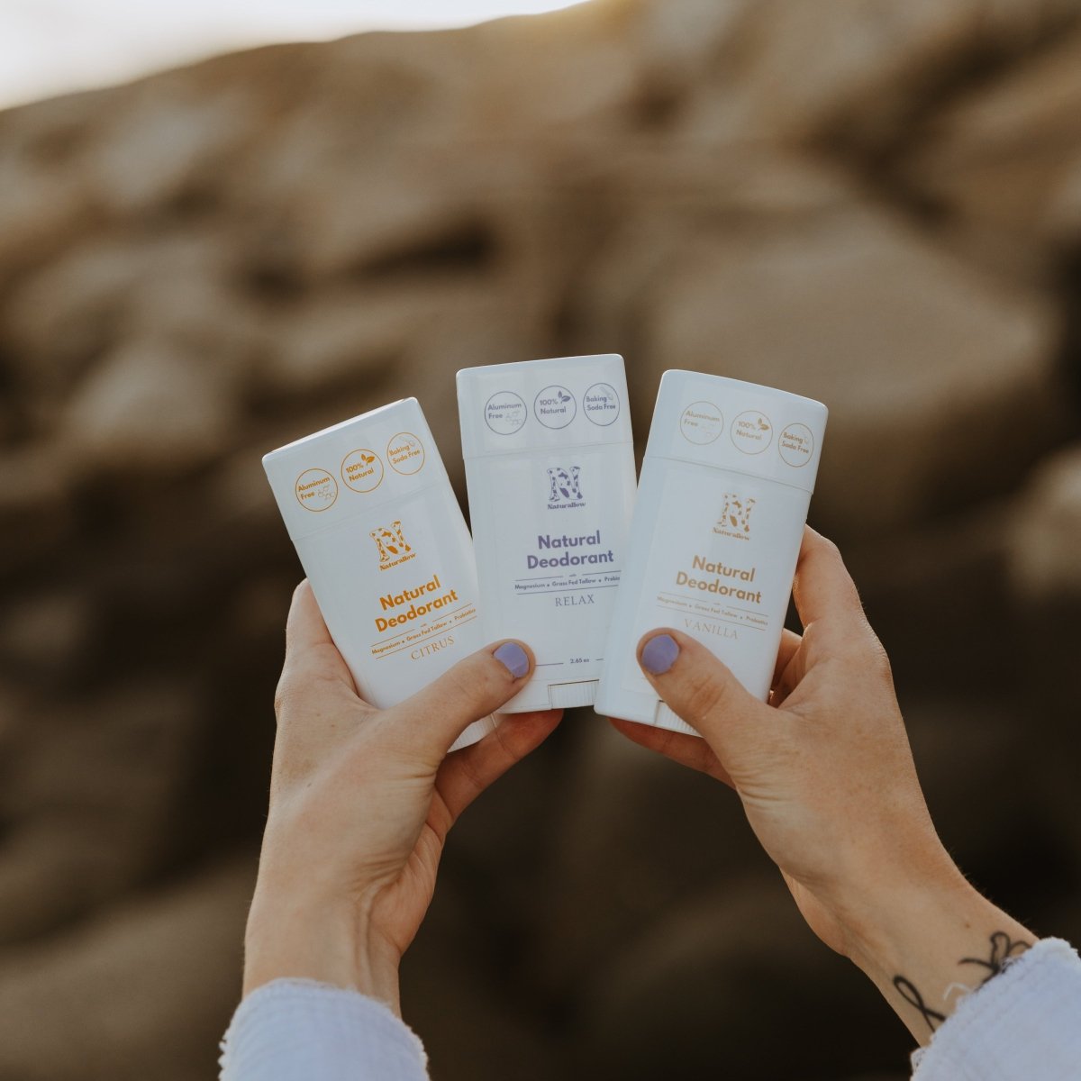 Natural Deodorant - Citrus Scent for Sensitive Skin