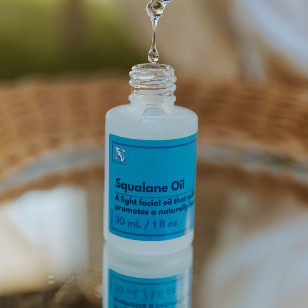 100% Pure Squalane Facial Oil - Organic Lightweight Moisturizer