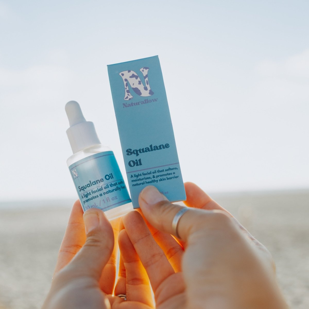 100% Pure Squalane Facial Oil - Organic Lightweight Moisturizer