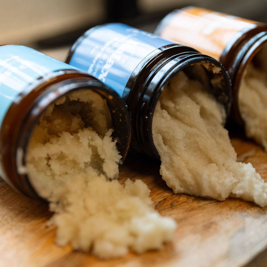 Natural Sugar Scrub with Grass-Fed Tallow – Gentle Exfoliating Body Scrub