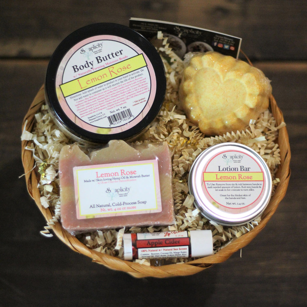 Medium Spa Gift Basket Set | Bath & Body Gift