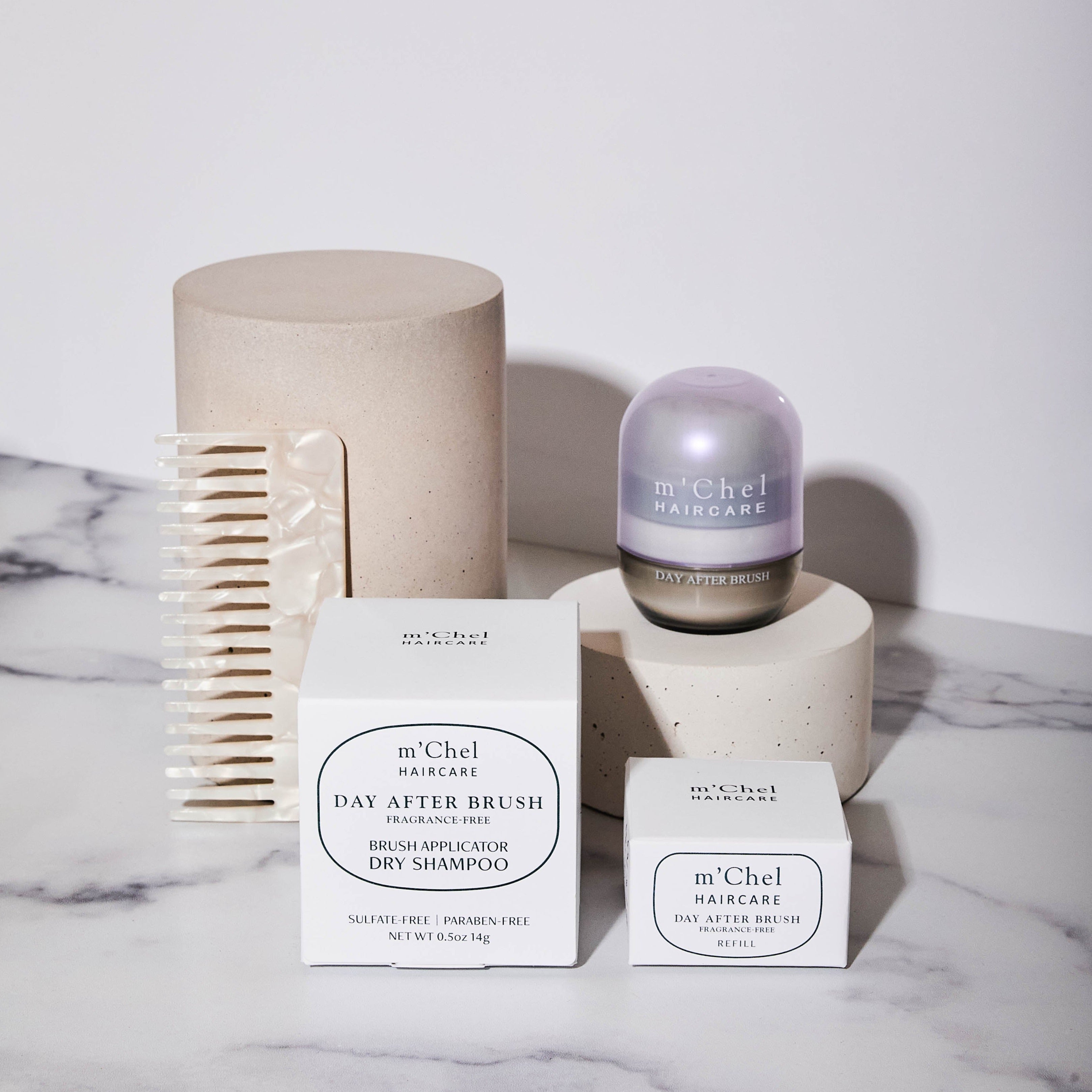 Double Day After™ Brush + Refills Bundle - Dry Shampoo Powder System
