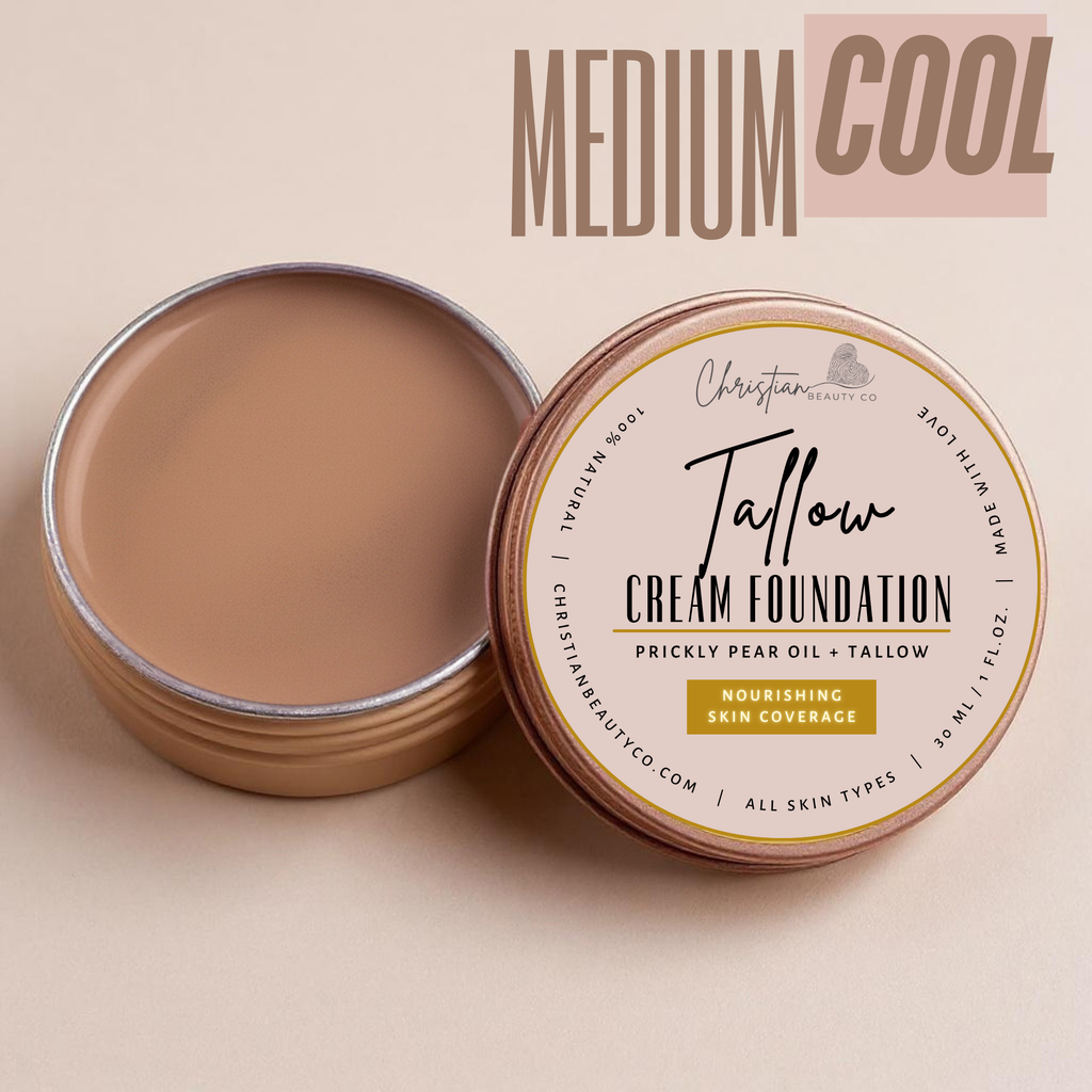 Tallow Cream Foundation | Buildable Coverage with Grass-Fed Tallow