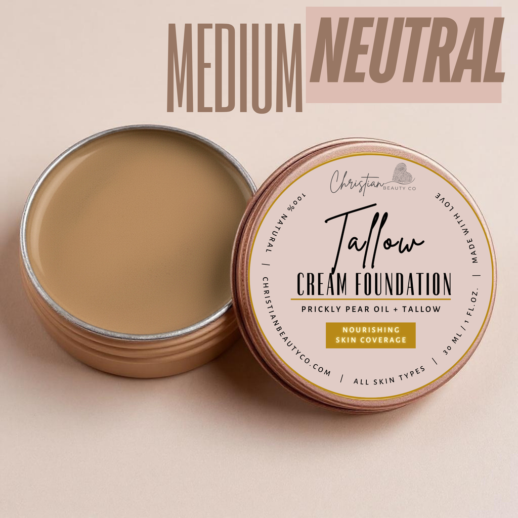 Tallow Cream Foundation | Buildable Coverage with Grass-Fed Tallow