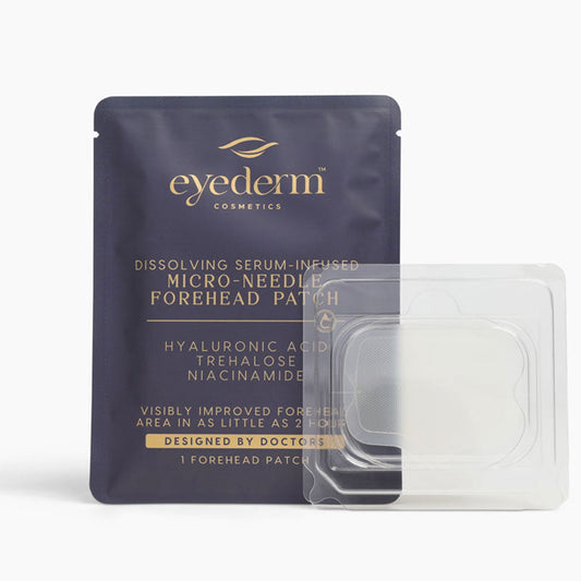 Microneedle Forehead Patches - Hyaluronic Acid Treatment for Fine Lines & Wrinkles