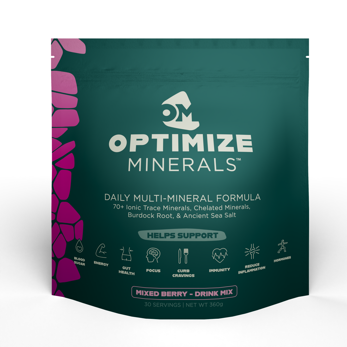 Optimize Minerals - Ionic Trace Minerals & Electrolytes Powder (30 Day Supply)