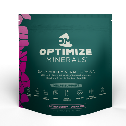 Optimize Minerals - Ionic Trace Minerals & Electrolytes Powder (30 Day Supply)