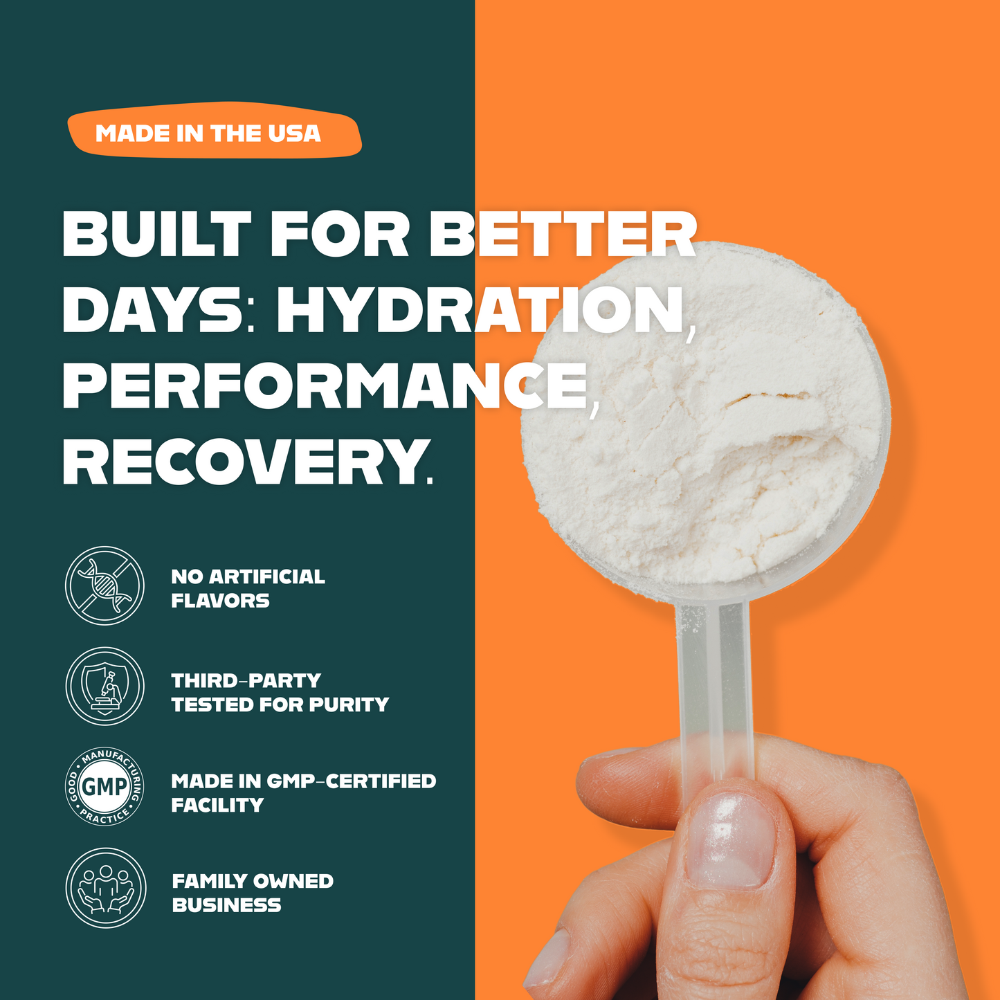 Optimize Hydration+ Electrolyte Powder with Creatine & Collagen - 30 Day Supply