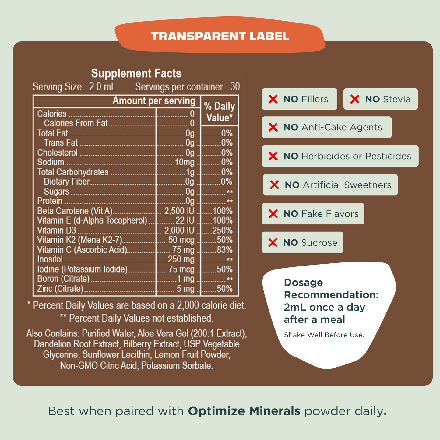 Optimize Minerals & Vitaminz Bundle - Complete Daily Nutrition System (30 Day Supply)