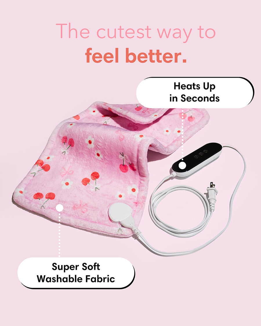 Lemons Cute Heating Pad - Ultra-Soft Machine Washable