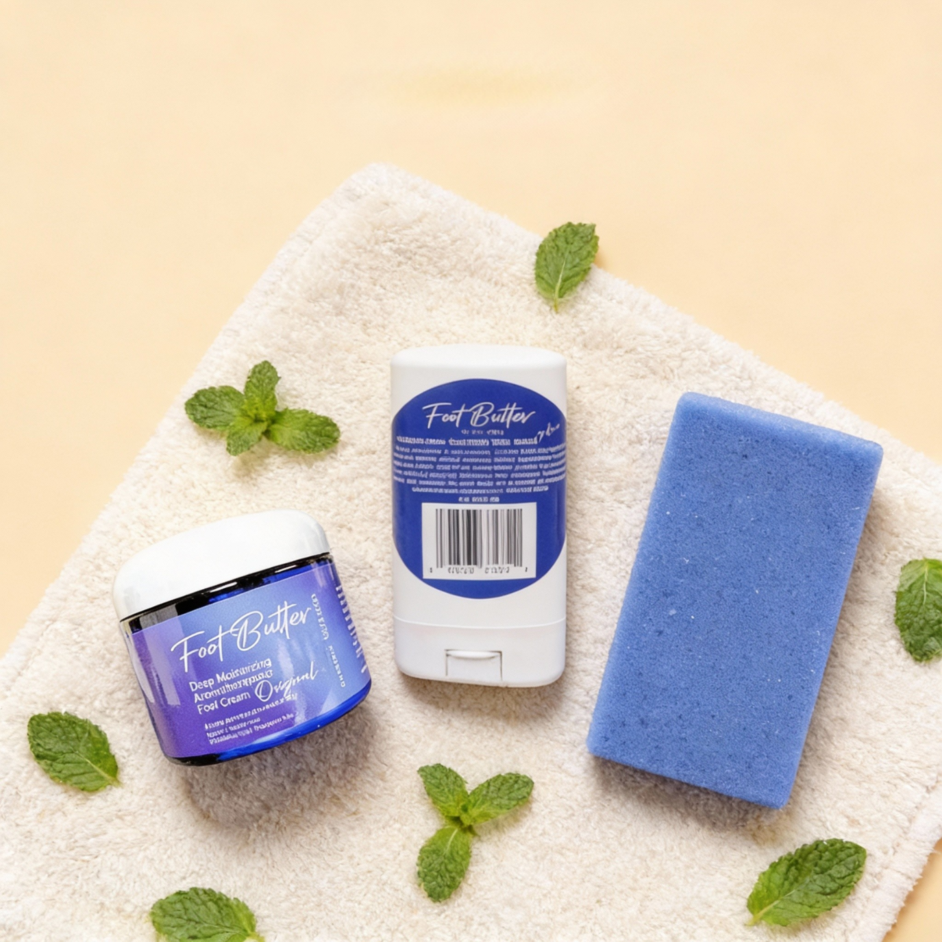 Foot Butter Travel Set - 3-Piece Kit