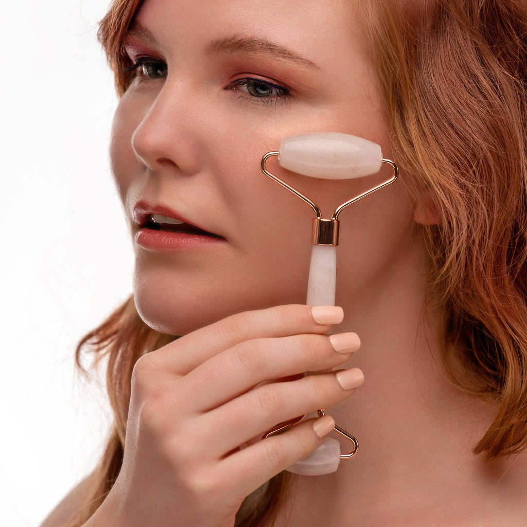 Rose Quartz Facial Roller