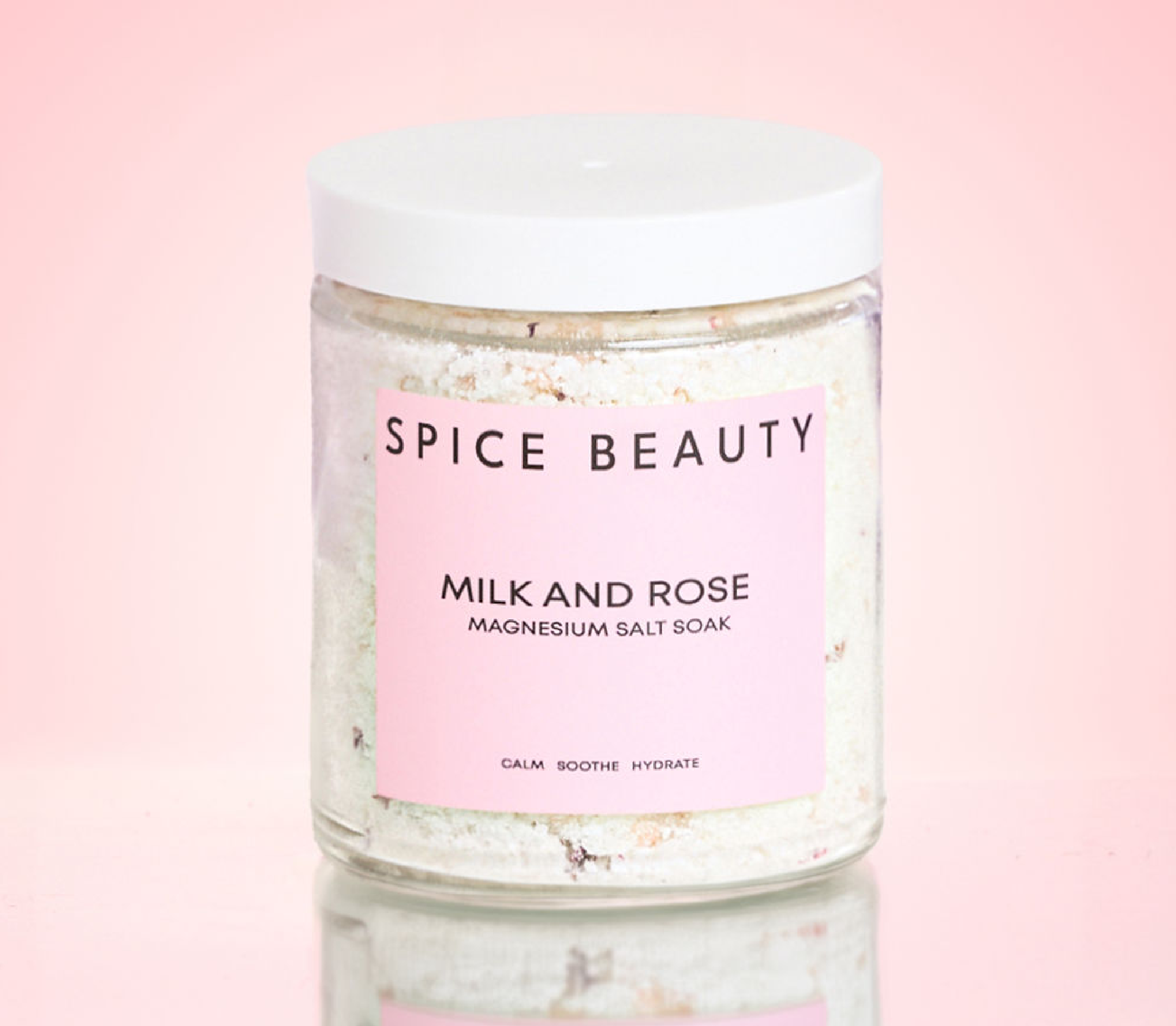 Magnesium Salt Soak with Goat Milk & Rose - Relaxing Bath Soak