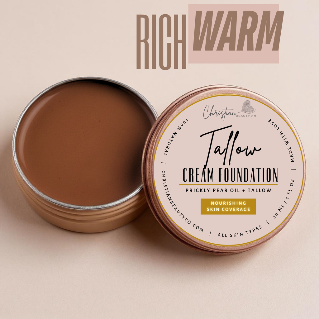 Tallow Cream Foundation | Buildable Coverage with Grass-Fed Tallow
