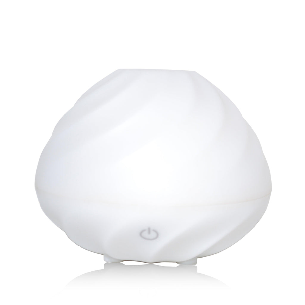Swirl Aromatherapy Essential Oil Diffuser with LED Lights - Includes Lavender Oil