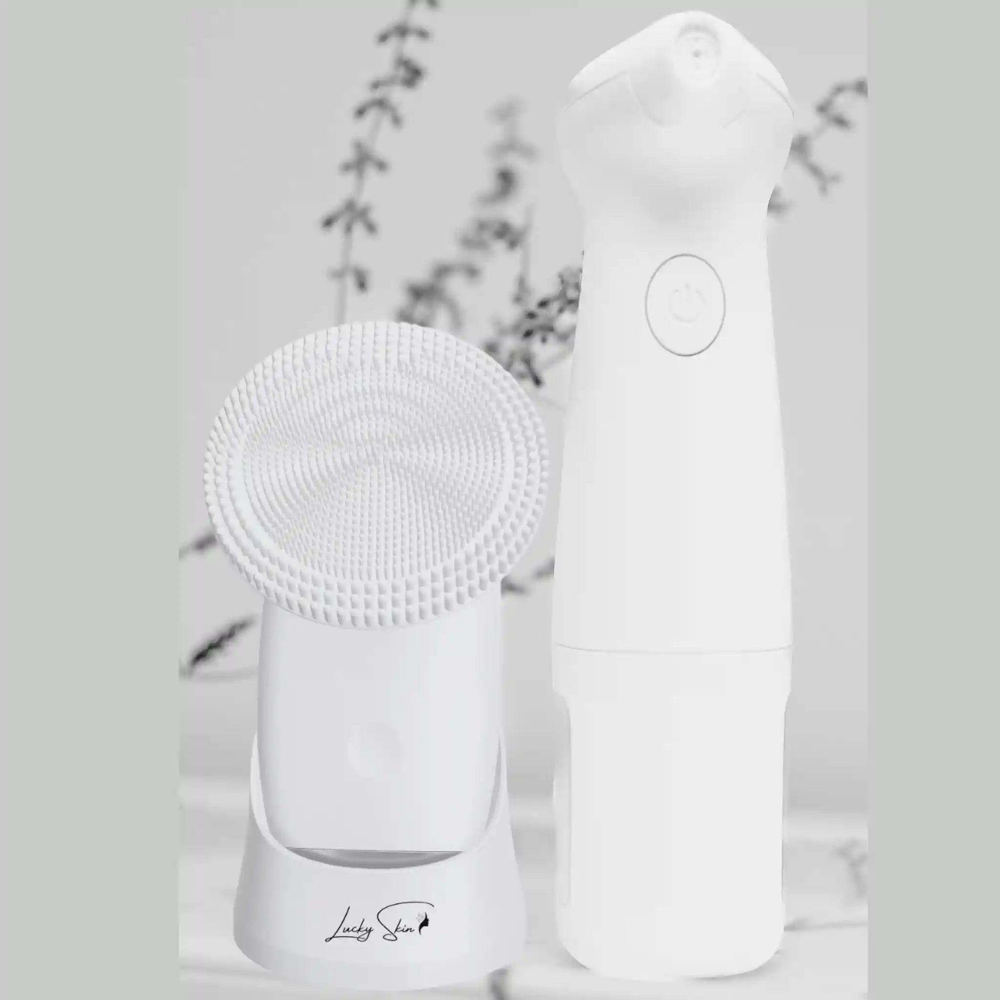 Lucky Skin Hydro + Brush Bundle | Hydrodermabrasion Skincare Set