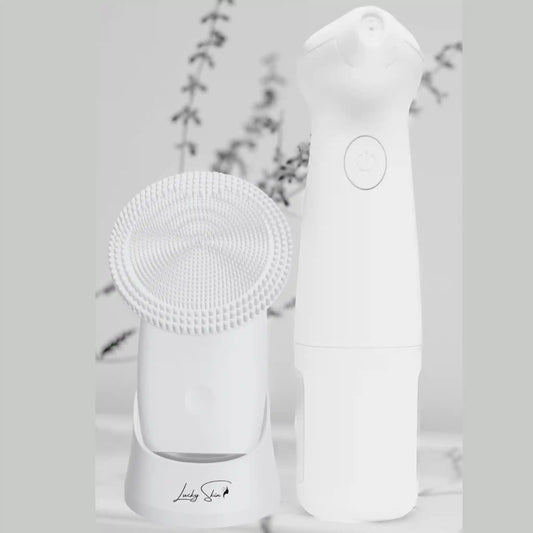 Lucky Skin Hydro + Brush Bundle | Hydrodermabrasion Skincare Set