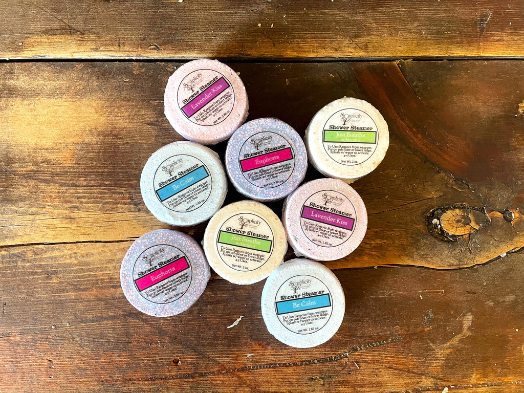 Aromatherapy Shower Steamers Set (8 Pack) | Natural Essential Oil Shower Bombs