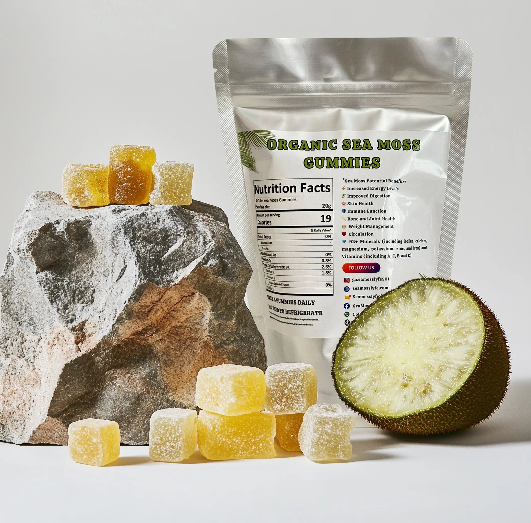 Tropical Tides Sea Moss Gummies - 120 Count 30-Day Supply