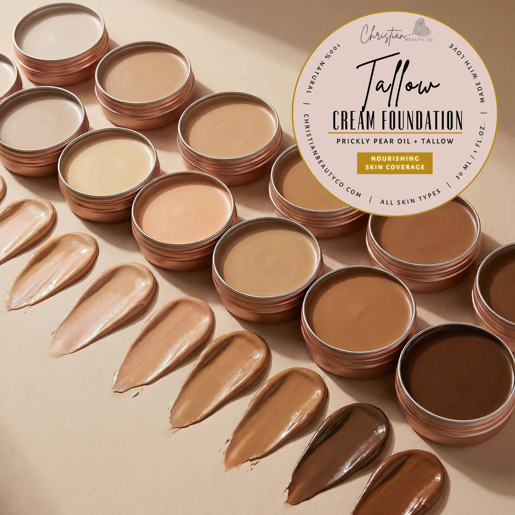Tallow Cream Foundation | Buildable Coverage with Grass-Fed Tallow