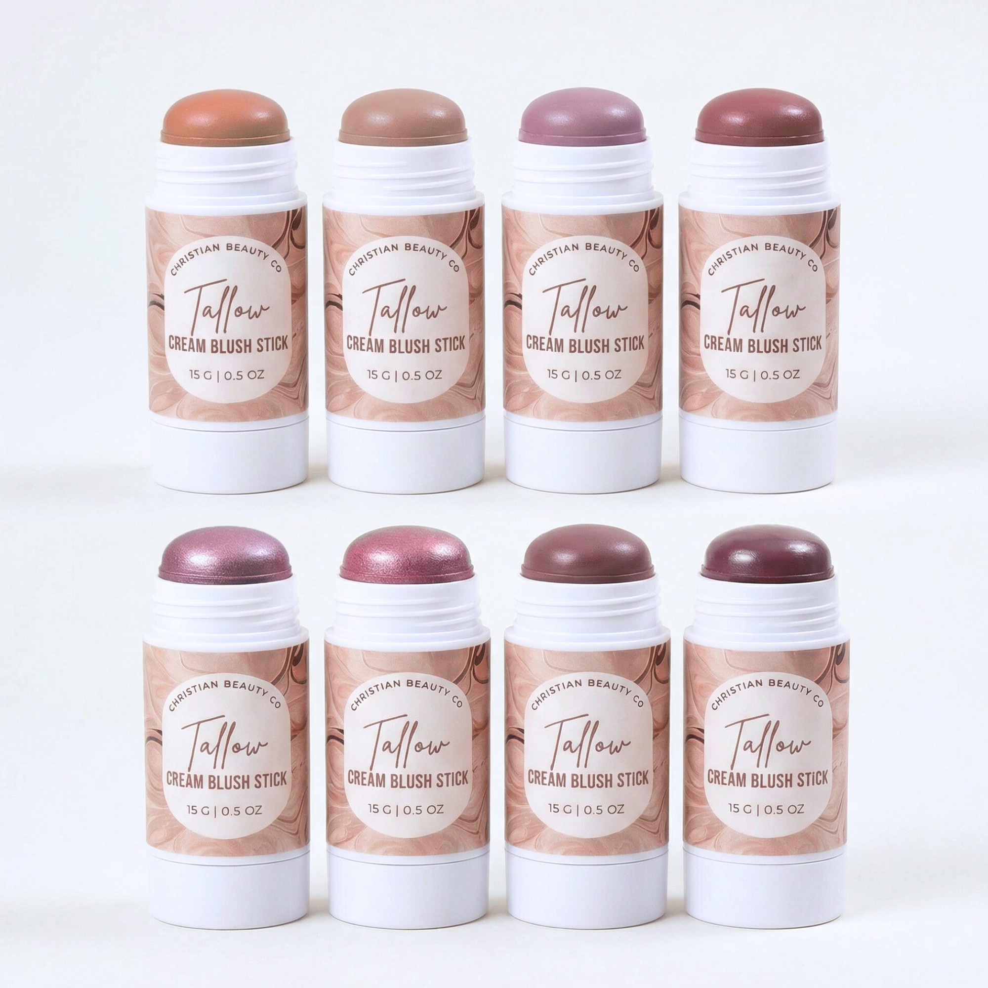 Tallow Cream Blush Stick | Buildable Color with Grass-Fed Tallow