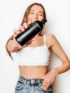 Charcoal Oil Pulling + Stainless Steel Tongue Scraper Bundle
