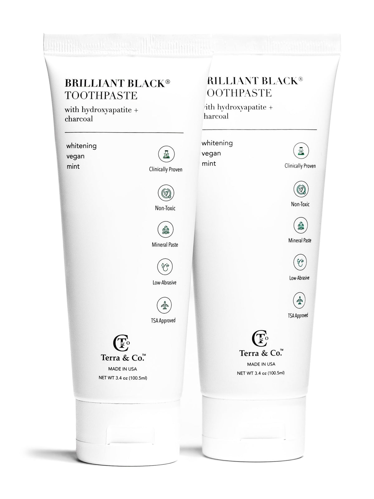 Brilliant Black Toothpaste Fluoride Free Activated Charcoal