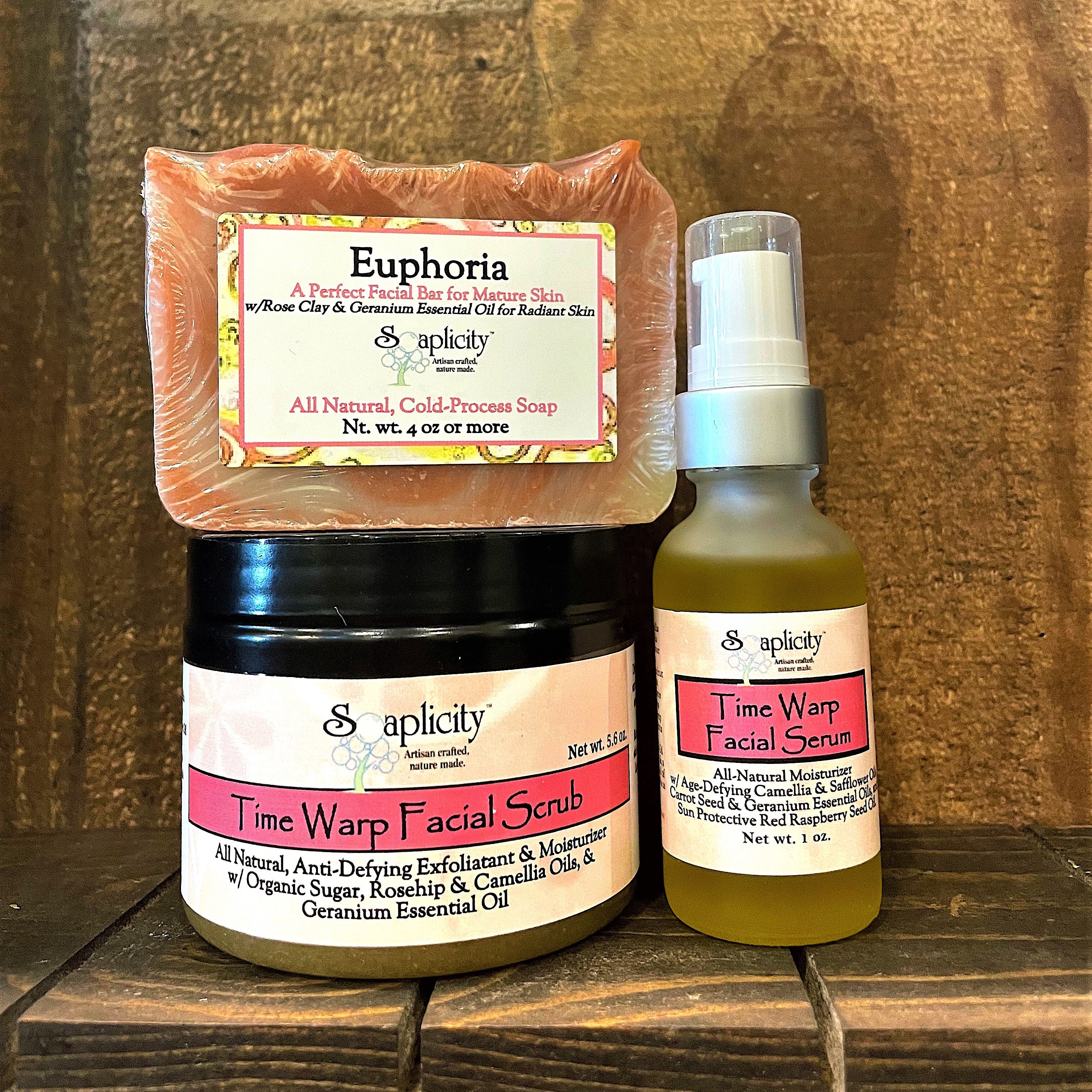 Time Warp Trio Skincare Set for Mature Skin - Customizable Bundle