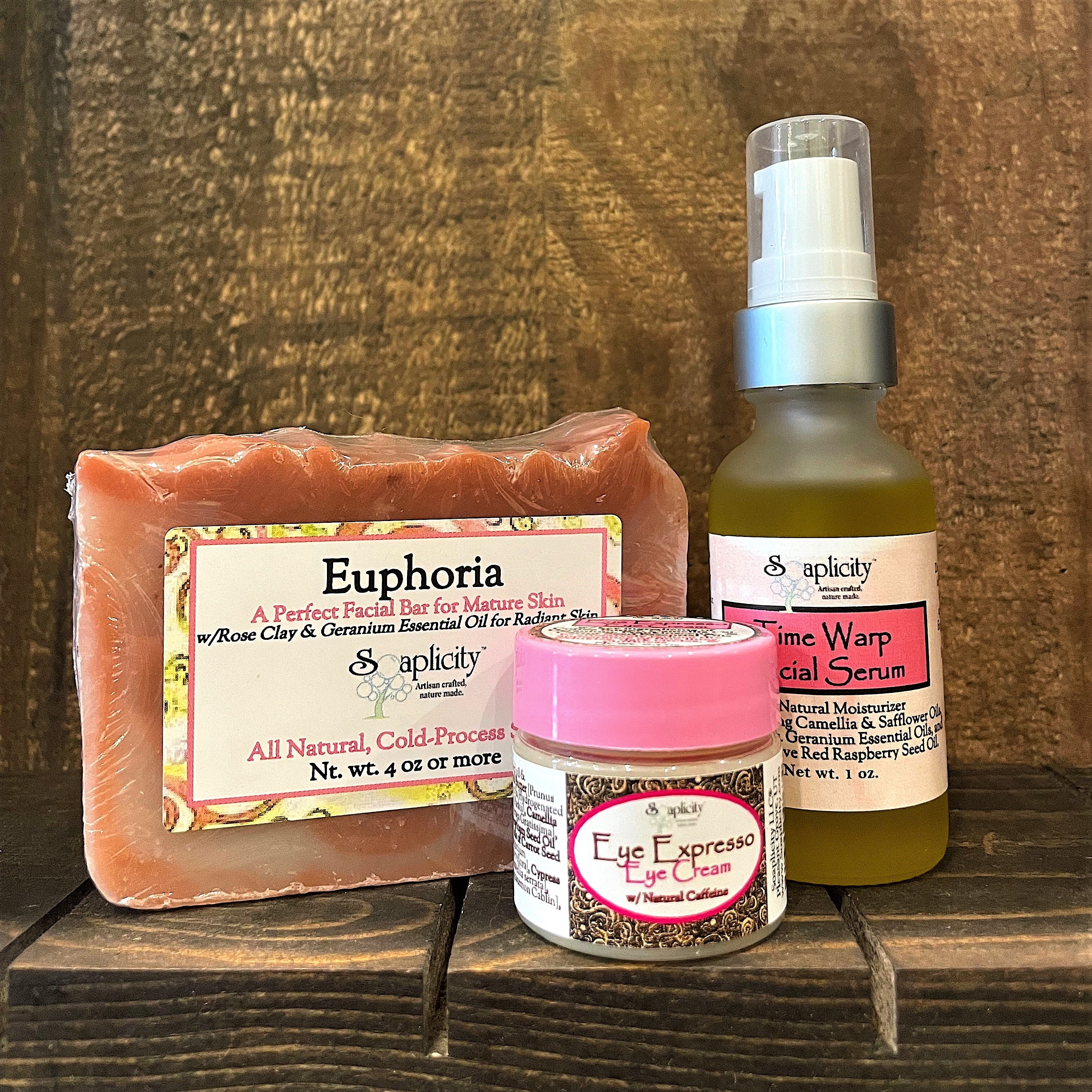 Time Warp Trio Skincare Set for Mature Skin - Customizable Bundle