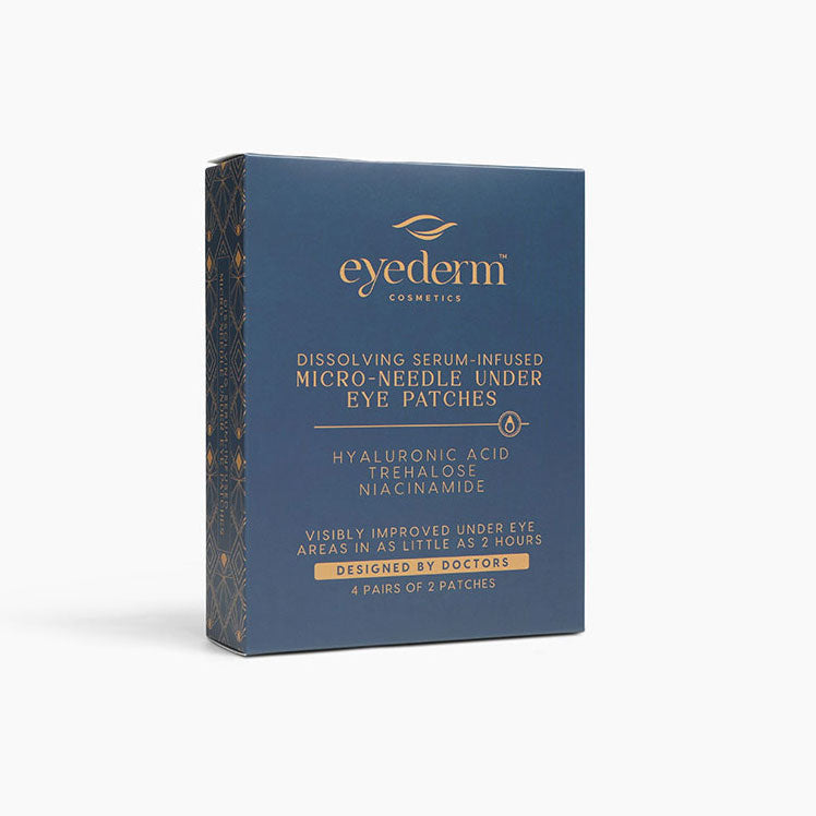 Microneedle Under Eye Patches - Hyaluronic Acid Eye Masks for Fine Lines & Wrinkles
