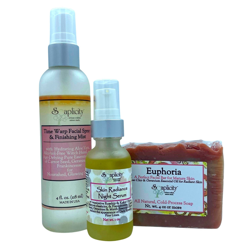Time Warp Trio Skincare Set for Mature Skin - Customizable Bundle