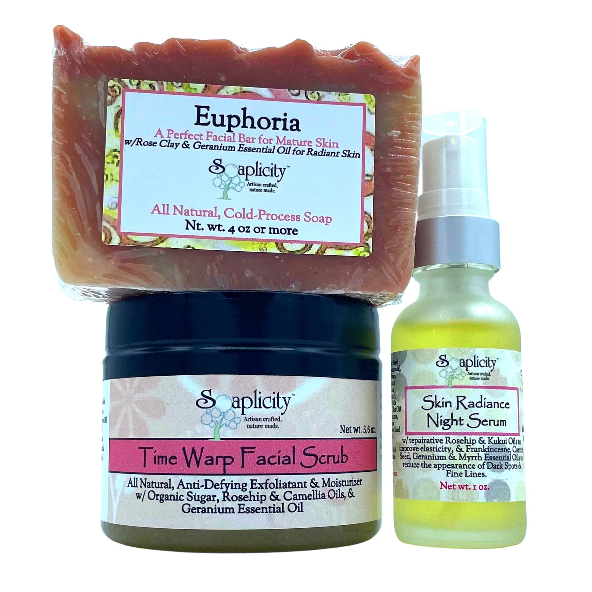 Time Warp Trio Skincare Set for Mature Skin - Customizable Bundle