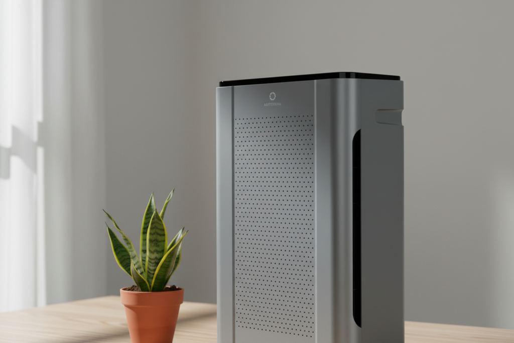 Air purifier close-up