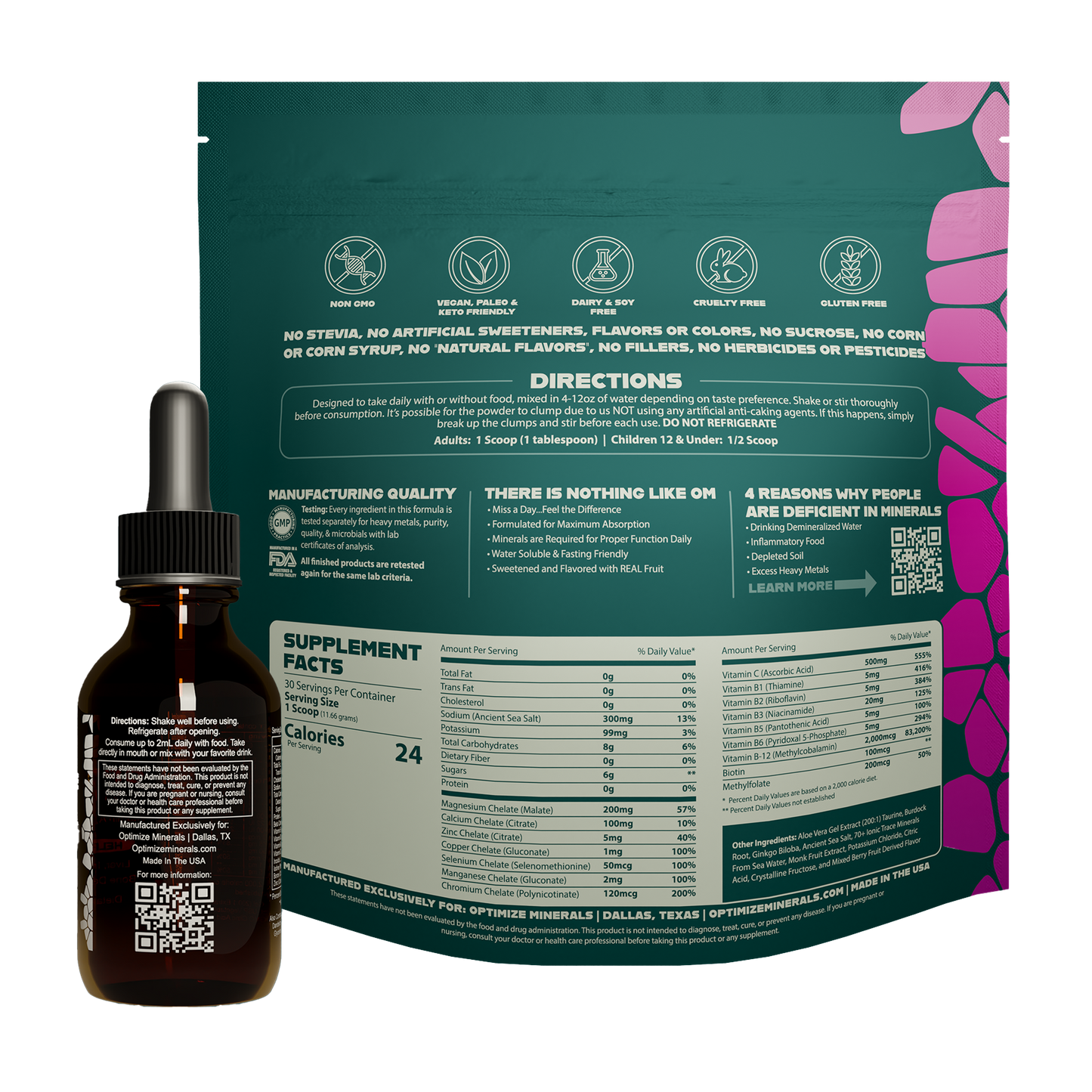 Optimize Minerals & Vitaminz Bundle - Complete Daily Nutrition System (30 Day Supply)