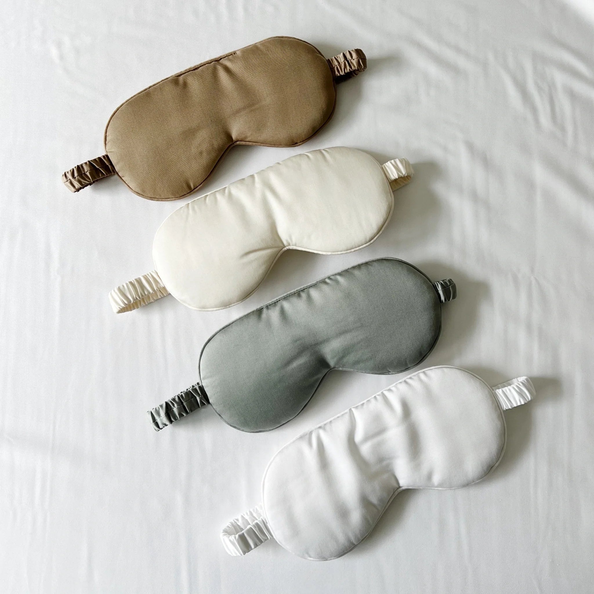 Cooling Bamboo Sleep Mask - Soft Light-Blocking Eye Mask for Sleep and Travel