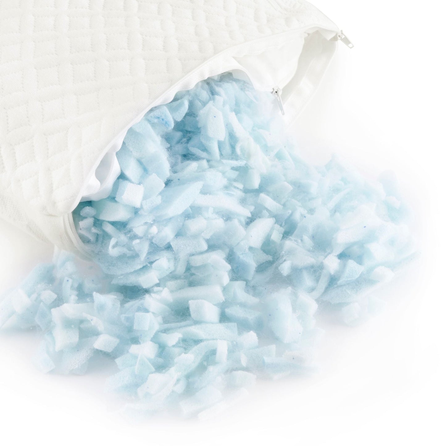 Shredded Memory Foam Pillow Refill - Adjustable Loft & Support