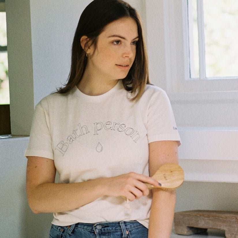 Bath Person Tee - Organic Cotton & Hemp T-Shirt