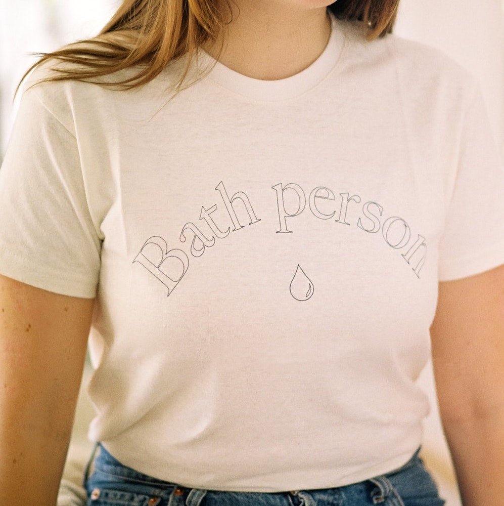 Bath Person Tee - Organic Cotton & Hemp T-Shirt