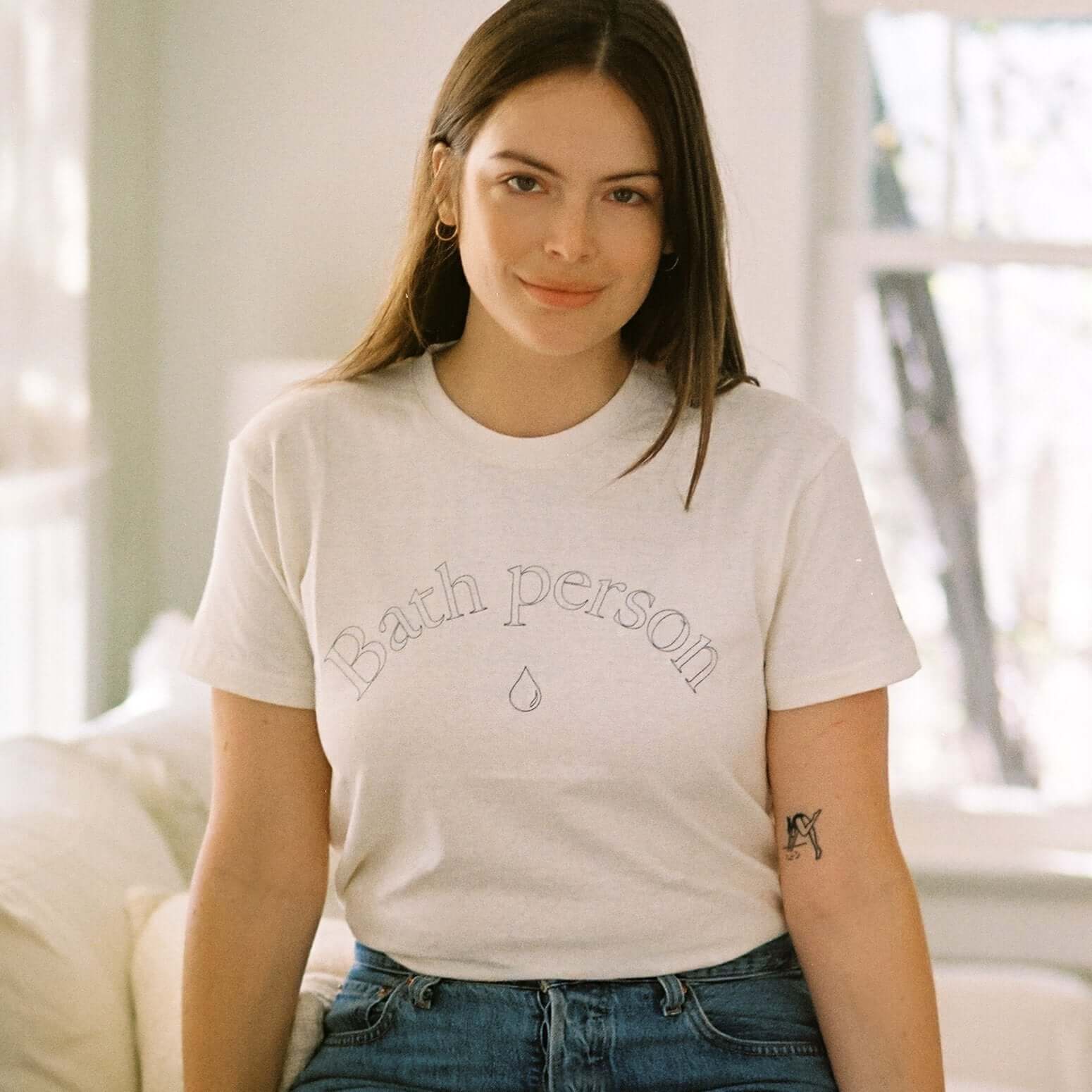 Bath Person Tee - Organic Cotton & Hemp T-Shirt