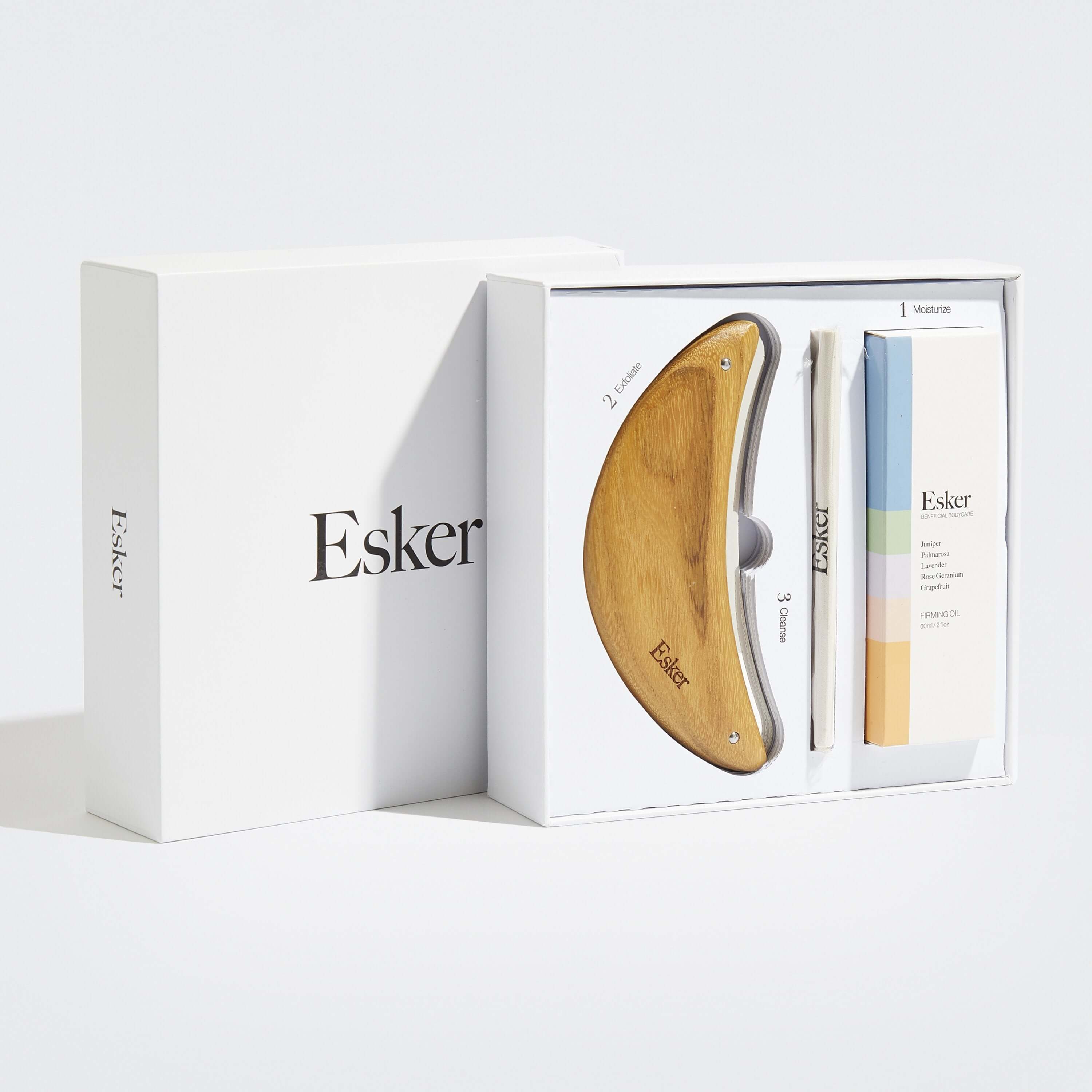 Body Plane Set - Exfoliating Tool + Body Oil Gift Set