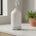 Ceramic diffuser with plant