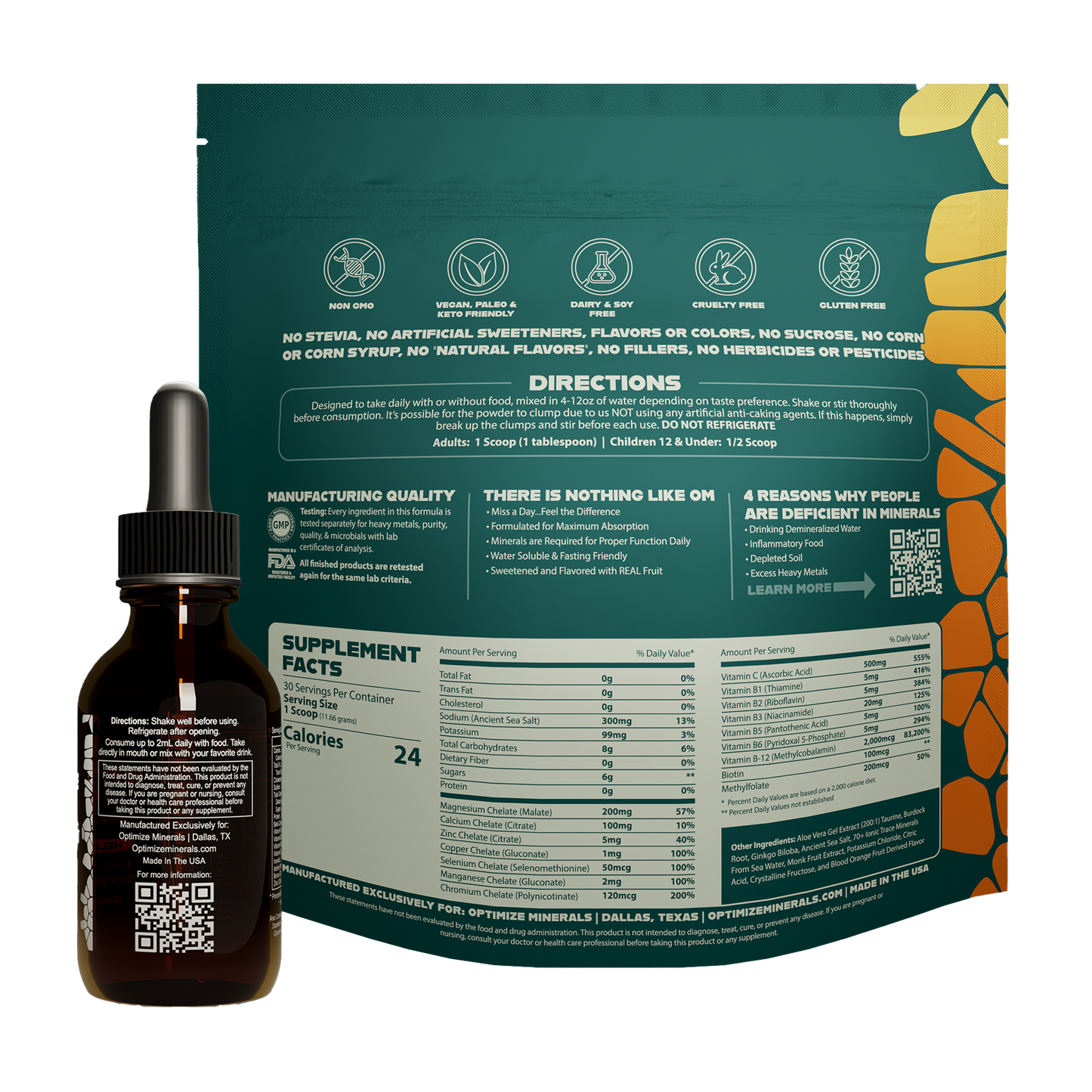 Optimize Minerals & Vitaminz Bundle - Complete Daily Nutrition System (30 Day Supply)