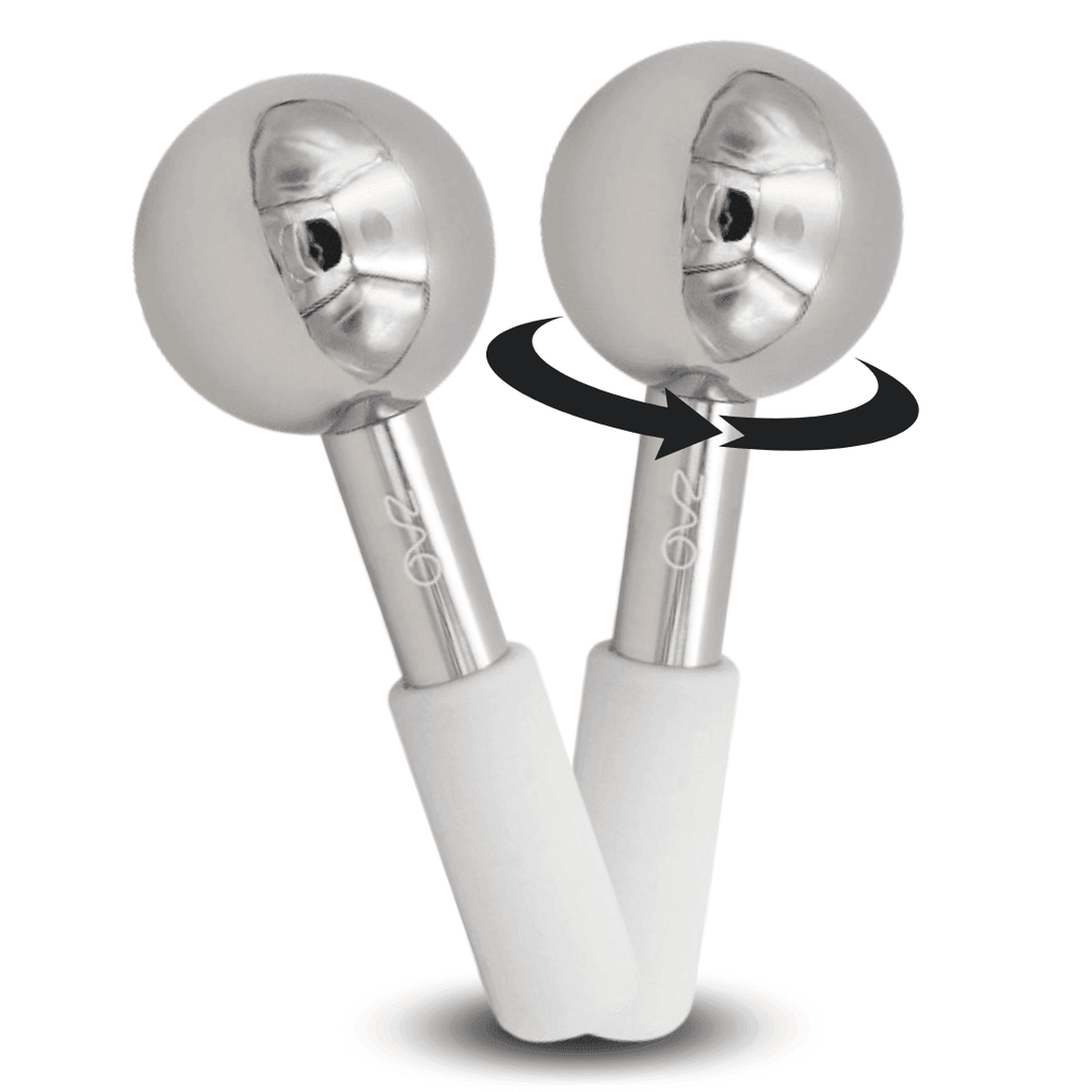 Stainless Steel Ice Globes for Face Massage & Skin Cooling