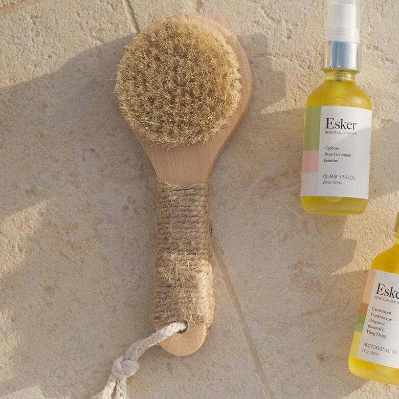 Dry Brush - Natural Bristle Body Exfoliating Tool