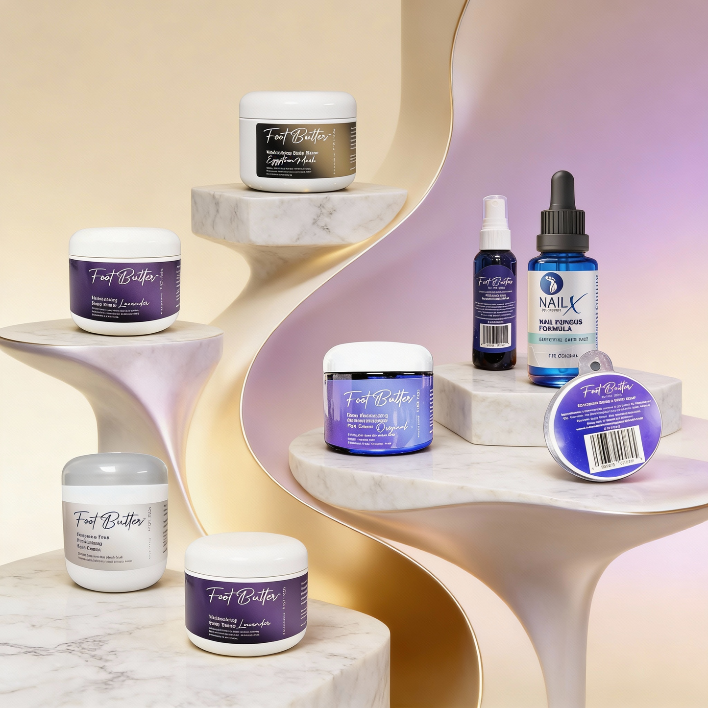 Ultimate Foot and Body Care Bundle - 8-Piece Set