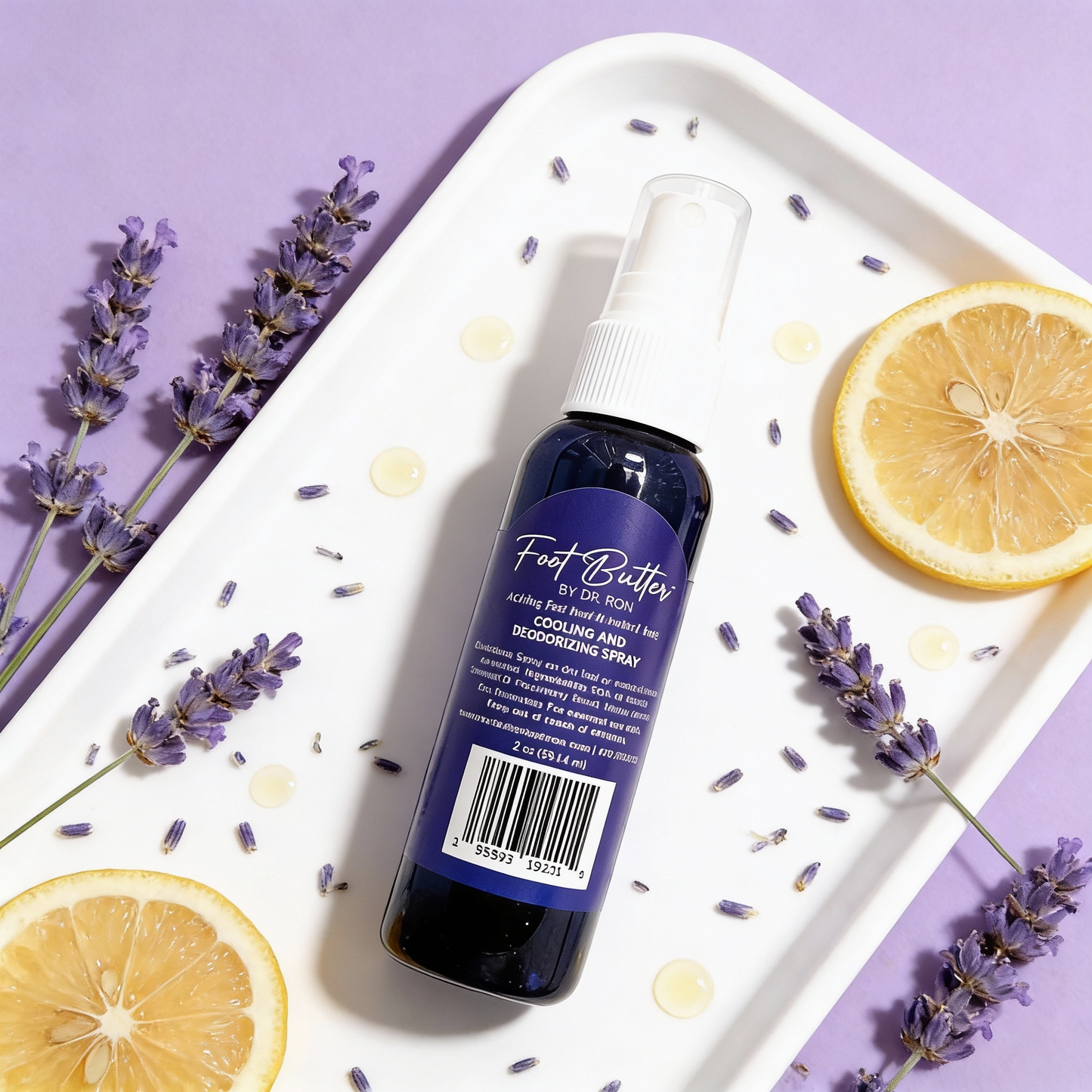 Lavender Cooling and Deodorizing Foot Spray 2oz